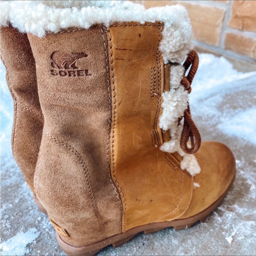 Sorel Joan of Arctic Wedge Shearling Boots